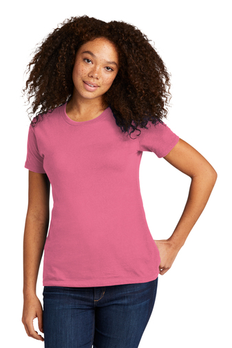 Ladies Tie Front Yarn Dye Cotton Jersey Stripe Top T Shirt Pink Blue Sizes 8-22 